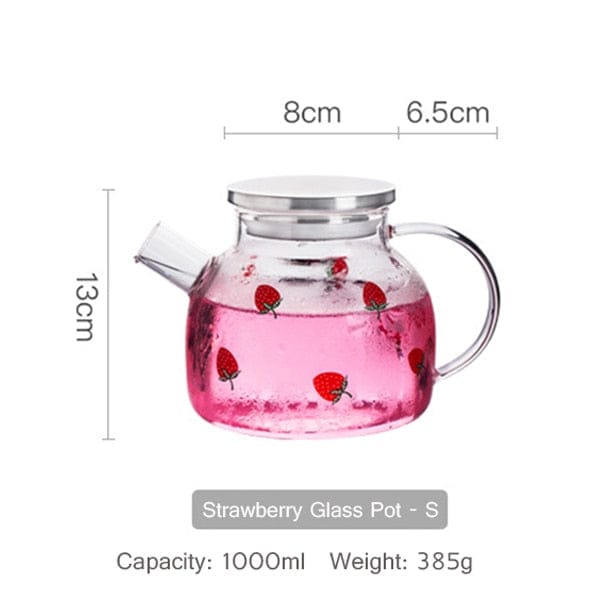 Sweet Strawberry Jug Cup Set