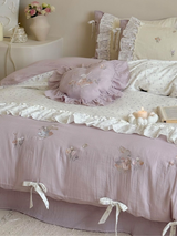 Bunny Garden French Cotton Bedding Set