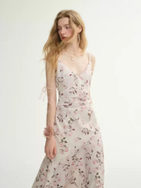 Roseblush Vine Slip Dress