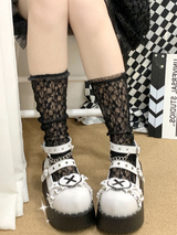 Sweetheart Gothic Lolita Y2k Punk Platform Shoes