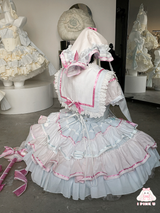 Little Chef Lady Blue Pink Lolita Dress