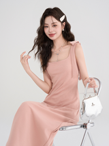 Sweet Bowknot Maxi Dress