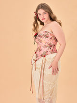 Rosette Garden Corset Top