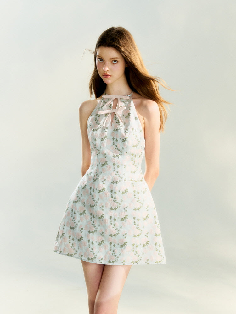 Shoujo Blossom Ribbon Mini Dress
