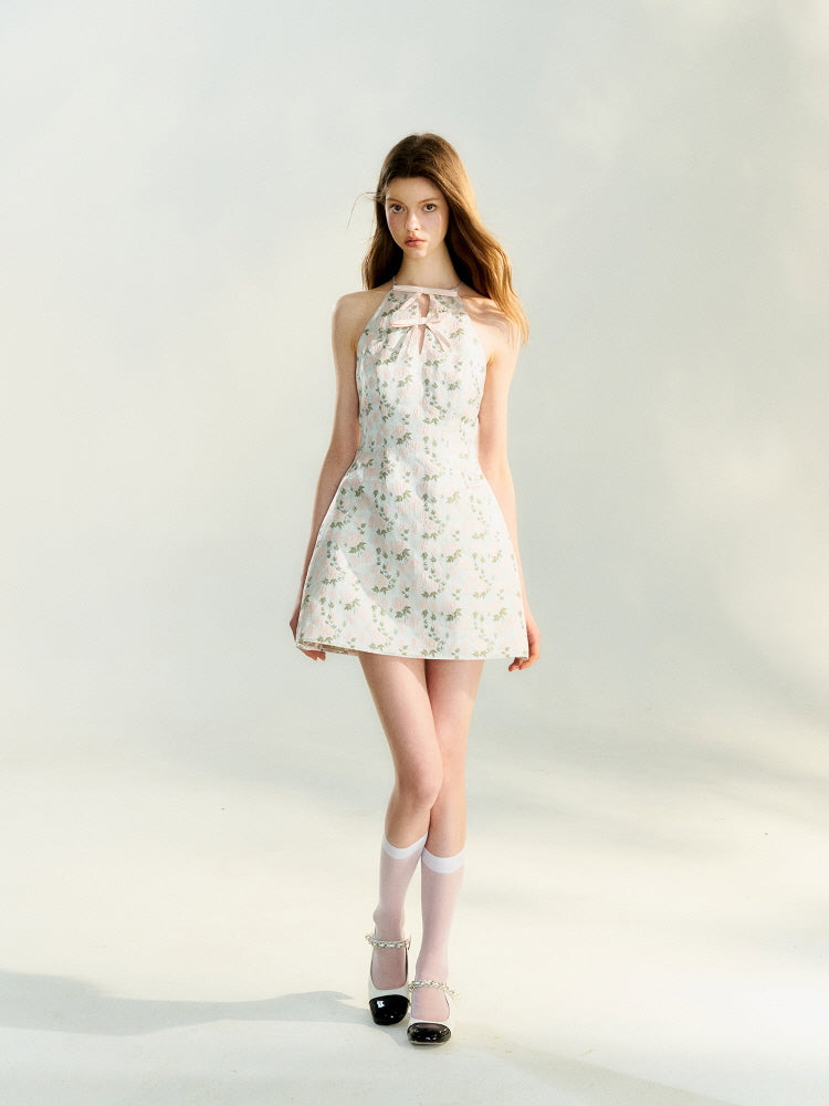 Shoujo Blossom Ribbon Mini Dress