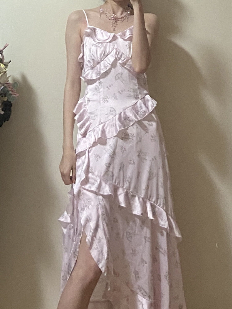 Pink Floral Slip Fairy Dress
