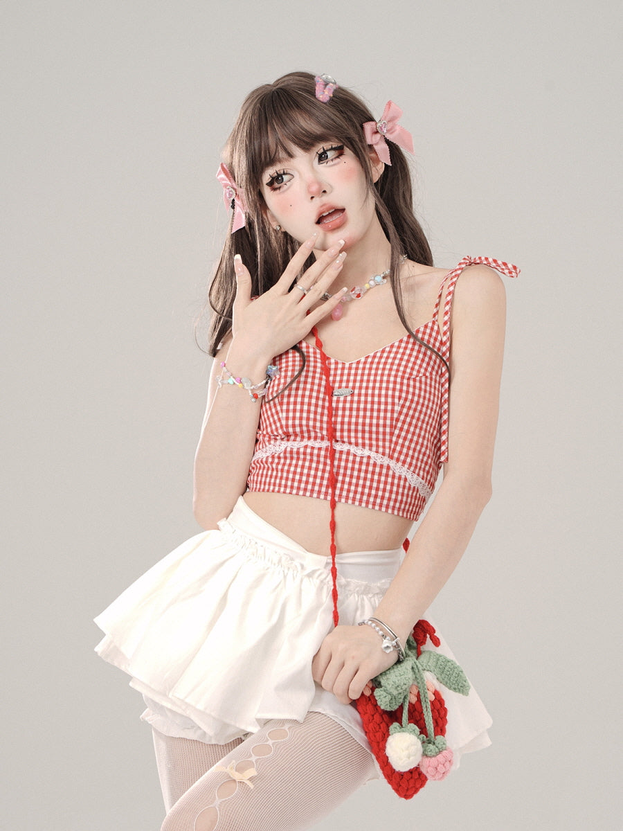 Sweet Strawberry Camisole Top