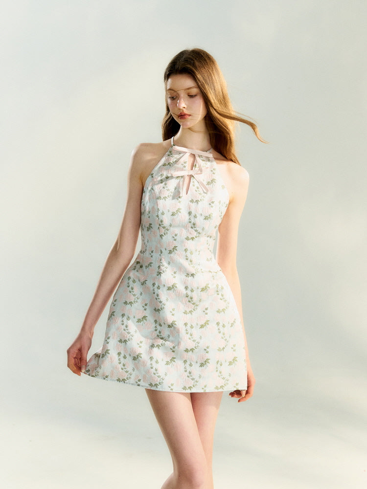 Shoujo Blossom Ribbon Mini Dress