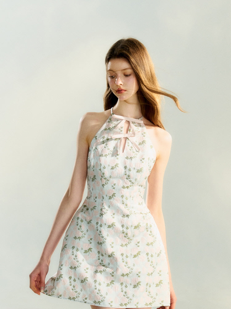 Shoujo Blossom Ribbon Mini Dress
