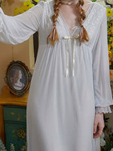 Moonlit Lace Nightgown