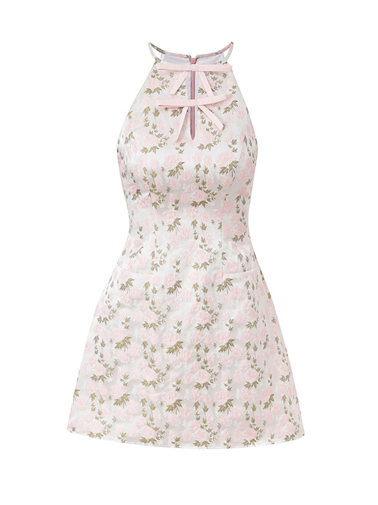 Shoujo Blossom Ribbon Mini Dress