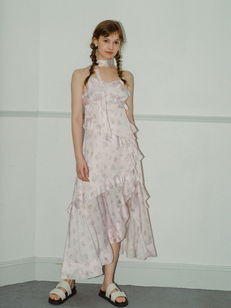 Pink Floral Slip Fairy Dress