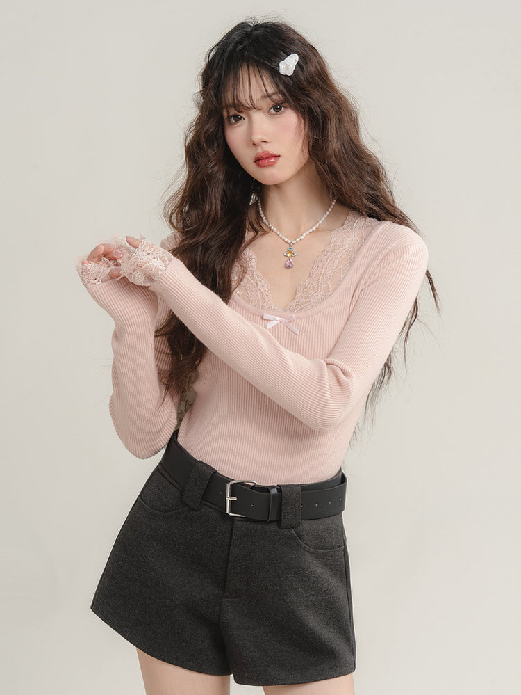 Lacy Belle Knit Top