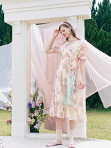 Enchanted Garden Chiffon Dress