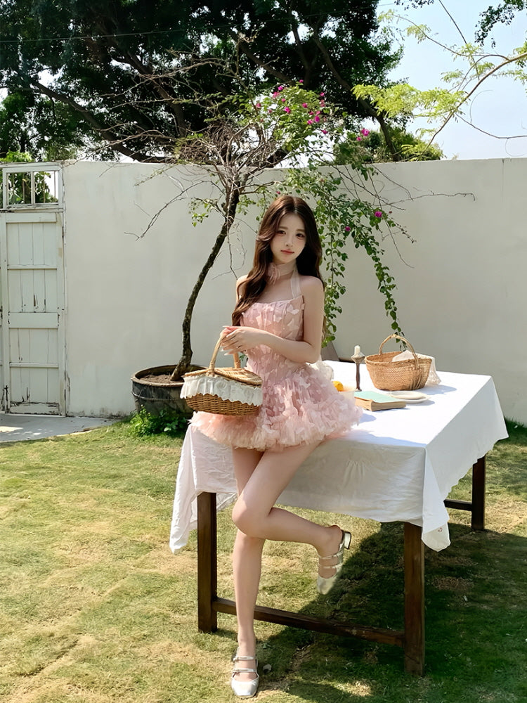 Peach Petal Bloom Dress