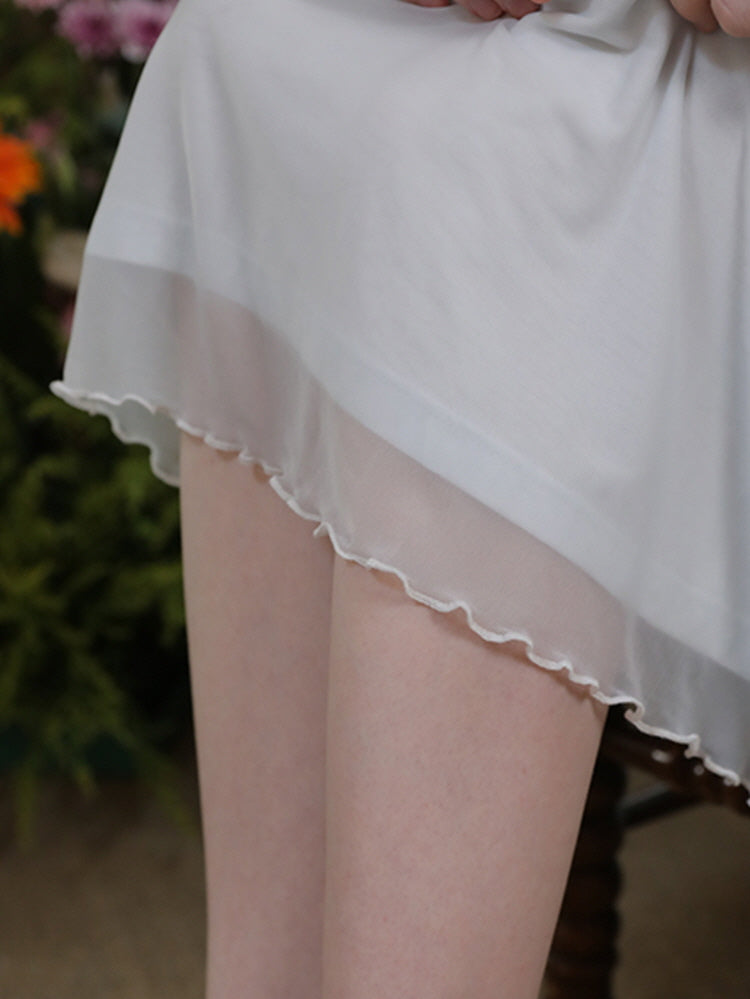 Moonlit Lace Nightgown