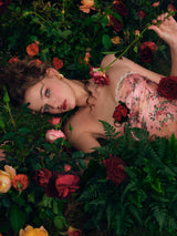 Roses at Dusk Corset Dress