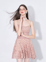 Sparkle Chain-Strap Dress