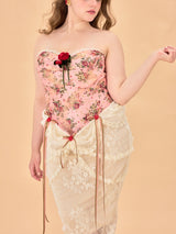 Rosette Garden Corset Top