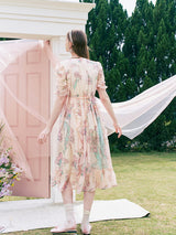 Enchanted Garden Chiffon Dress