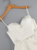 Kiss of Romance Satin Corset Dress