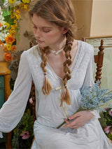 Moonlit Lace Nightgown