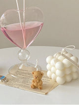 Romantic Heart Glass Vase