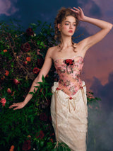 Roses at Dusk Corset Dress