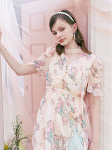Enchanted Garden Chiffon Dress