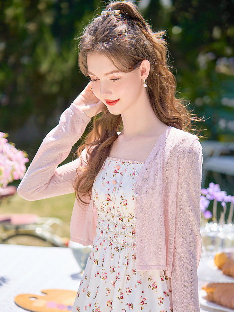 Floral Romance Ruffle Strap Dress