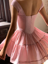 Whipped Rose Tulle Dress