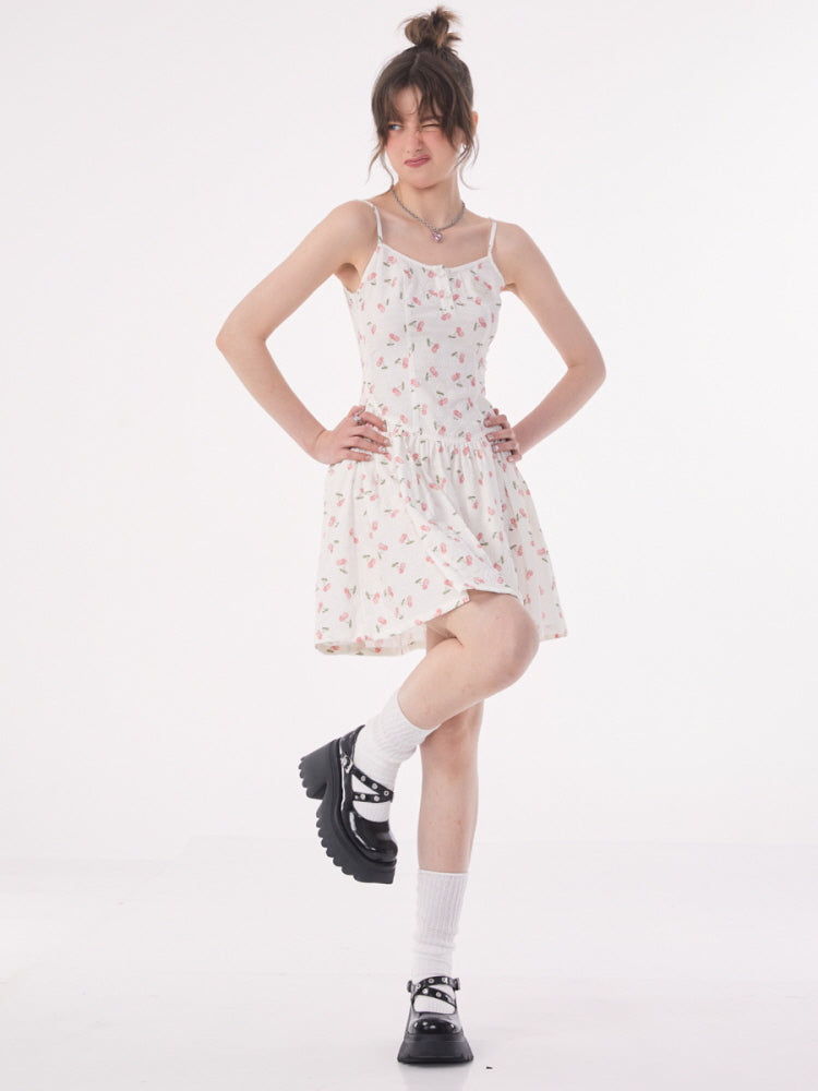 Cherry Blossom Sweetheart Dress