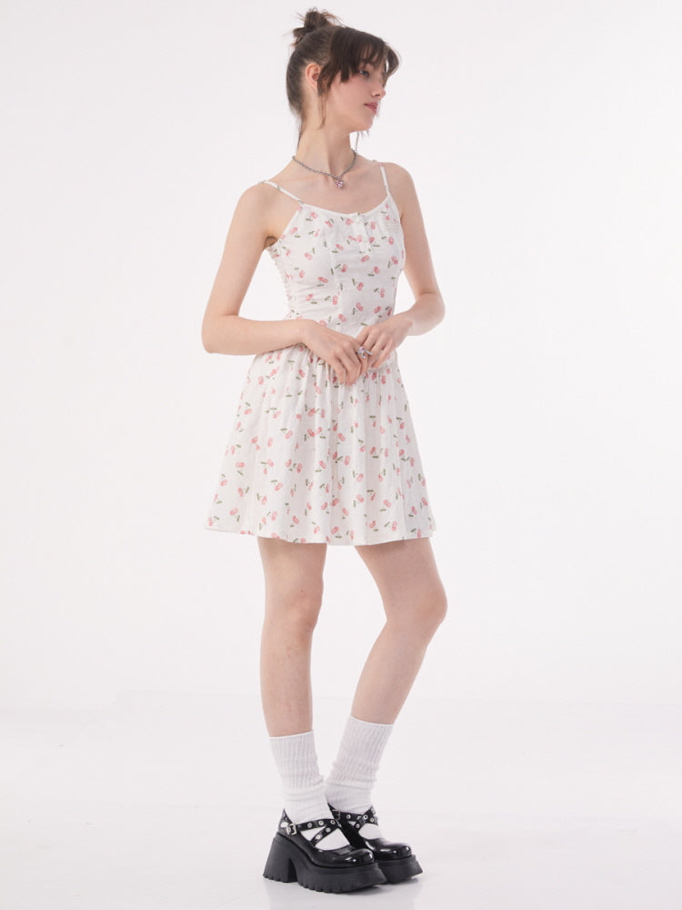 Cherry Blossom Sweetheart Dress