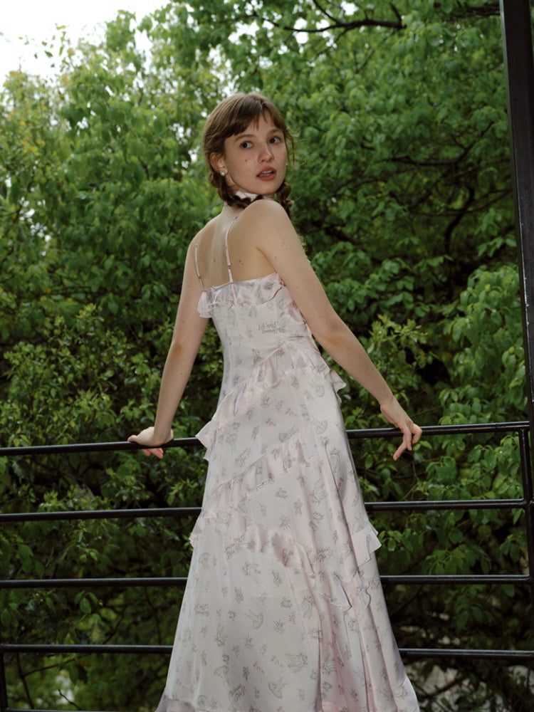 Pink Floral Slip Fairy Dress