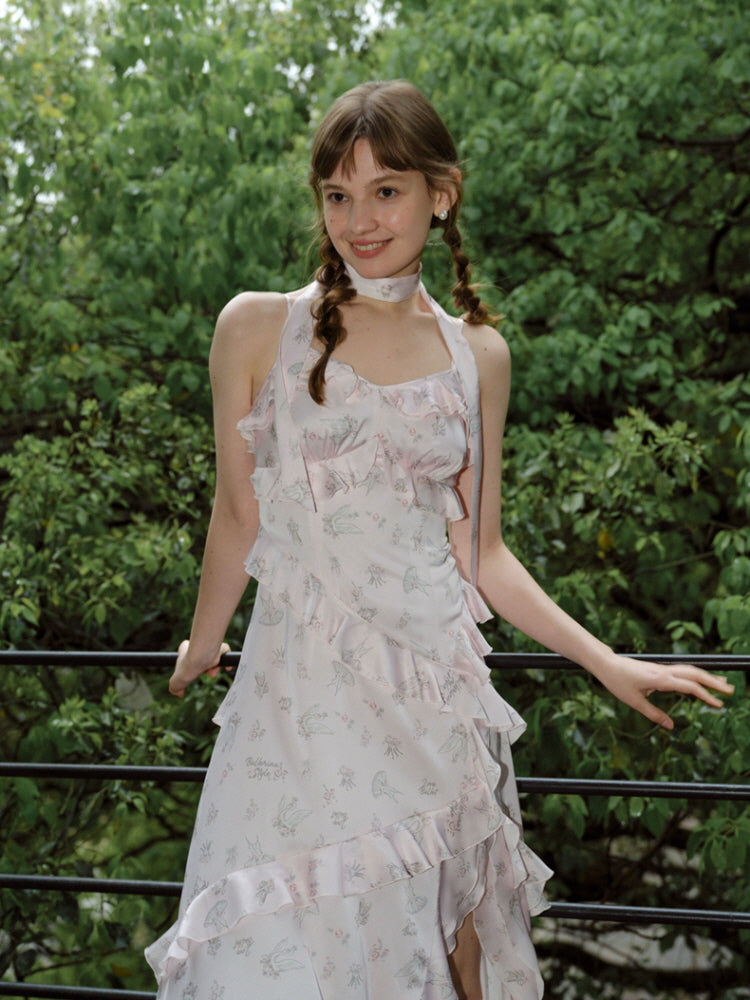 Pink Floral Slip Fairy Dress