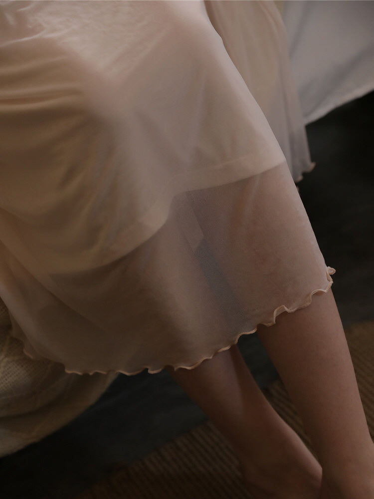 Moonlit Lace Nightgown