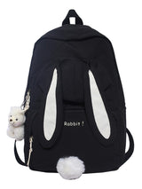 Cute Bunny School Big Backpack Bag