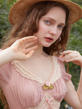 Victorian Romance Midi Dress