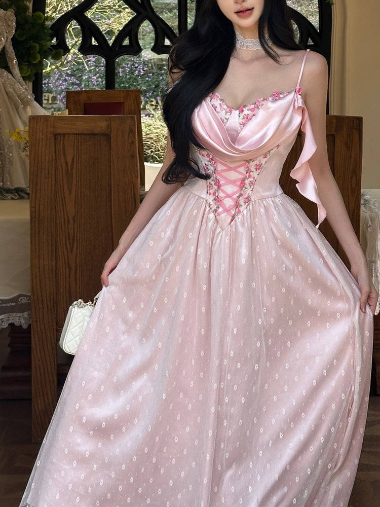 Blossom Lace Corset Gown