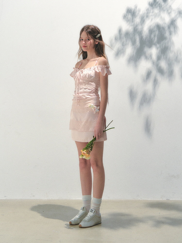 Strawberry Soufflé Corset Top
