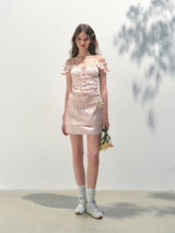 Strawberry Soufflé Corset Top