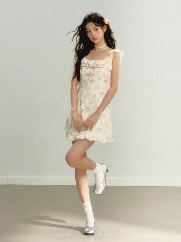 Sweet Blossom Ruffle Dress