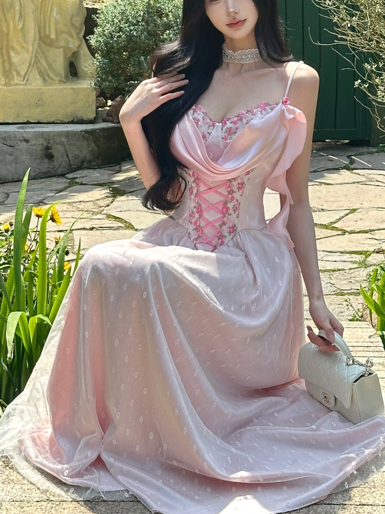 Blossom Lace Corset Gown