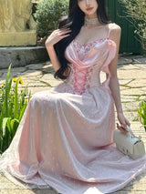 Blossom Lace Corset Gown