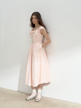 Blush Waltz Ribbon Dress