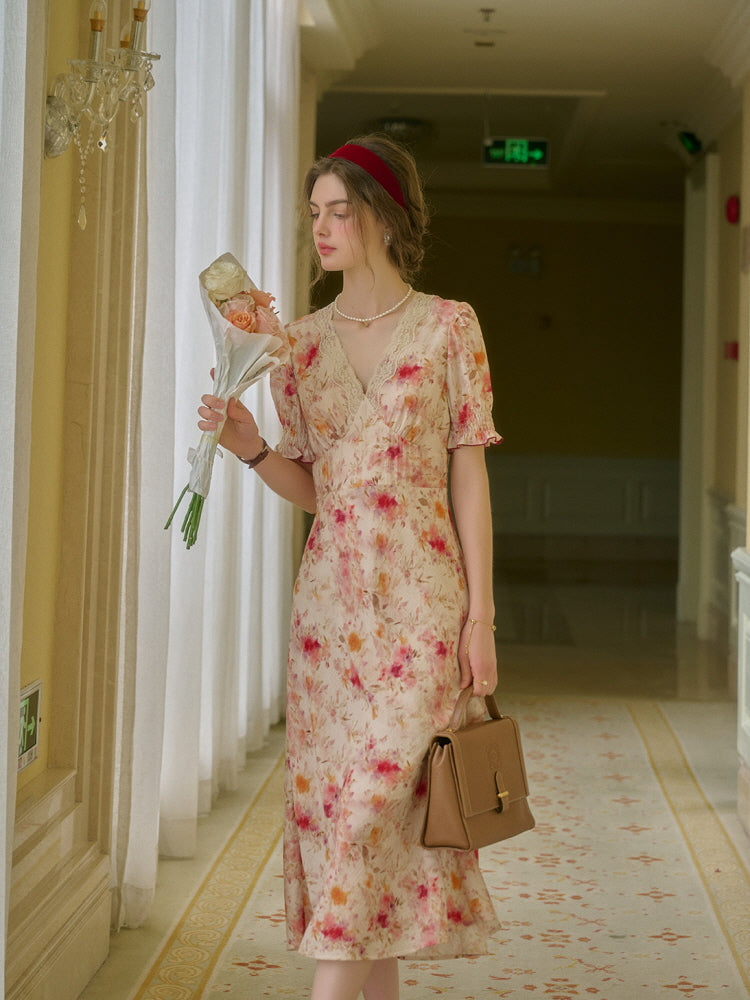 Rosewater Waltz Dress