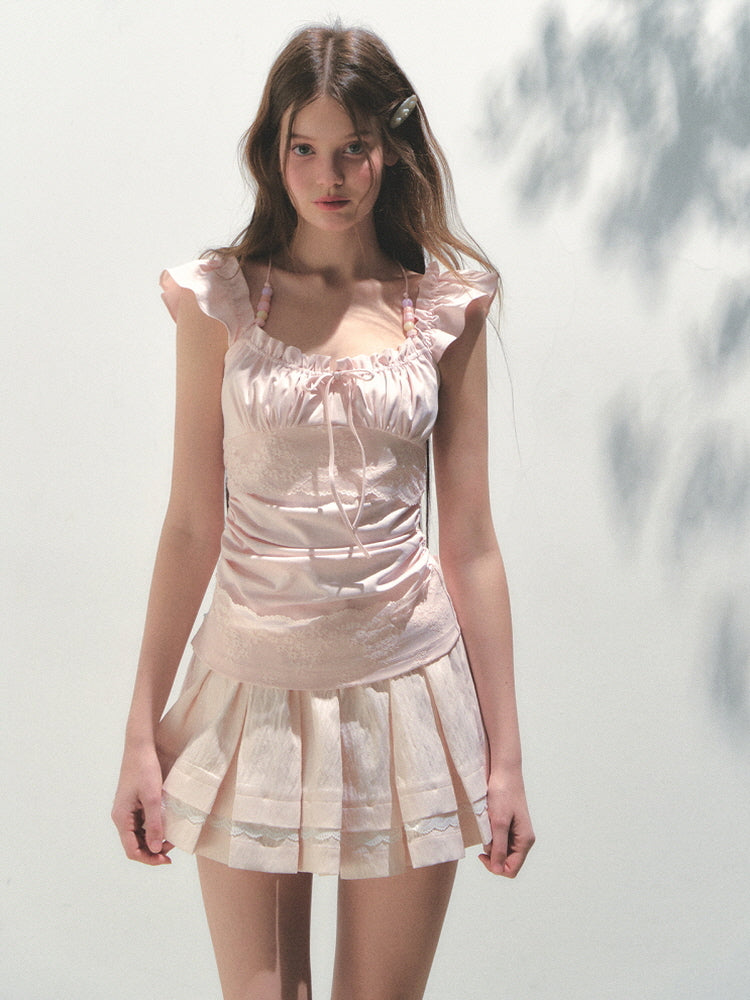 Strawberry Soufflé Corset Top