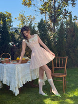 Garden Poem Off-Shoulder Dress