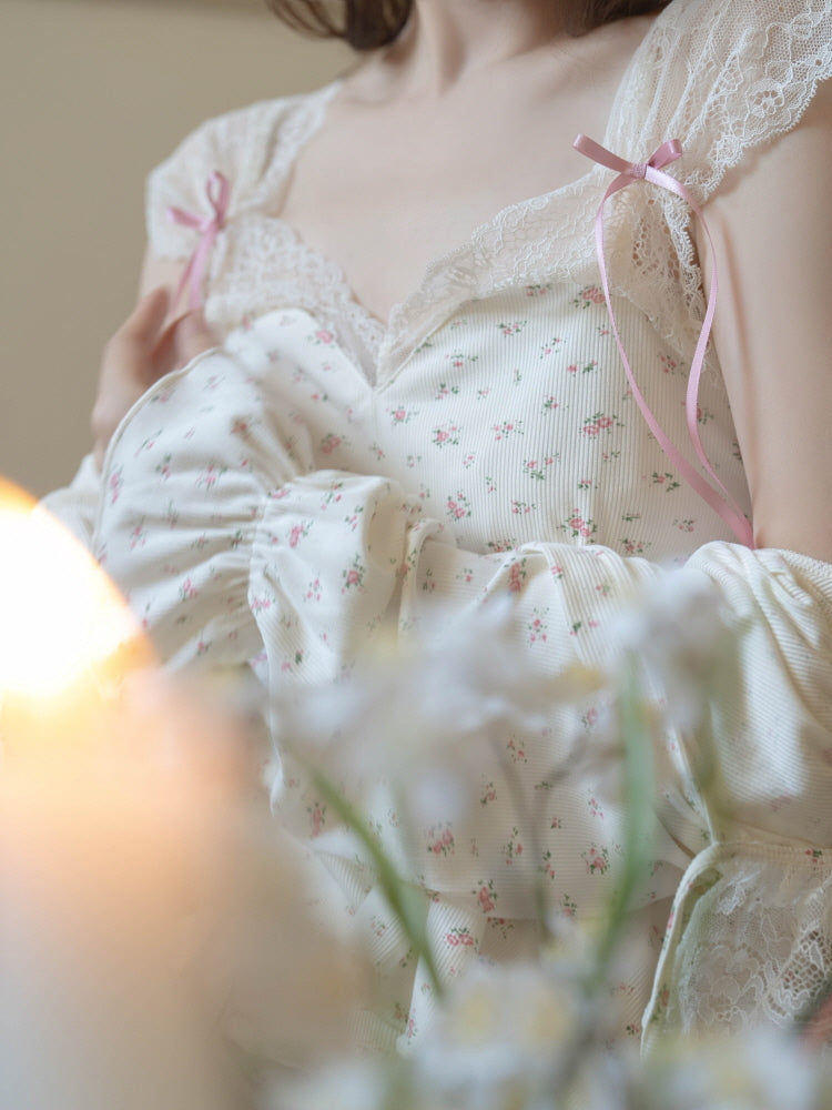 Blooming Lace Tea Hour Pajama Set