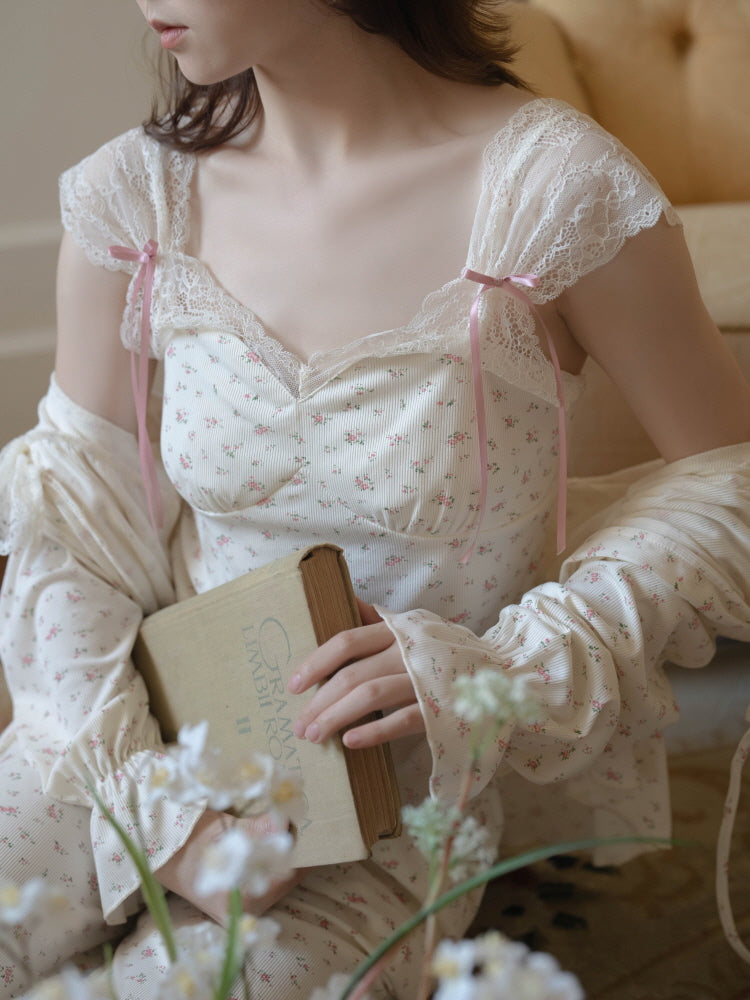 Blooming Lace Tea Hour Pajama Set